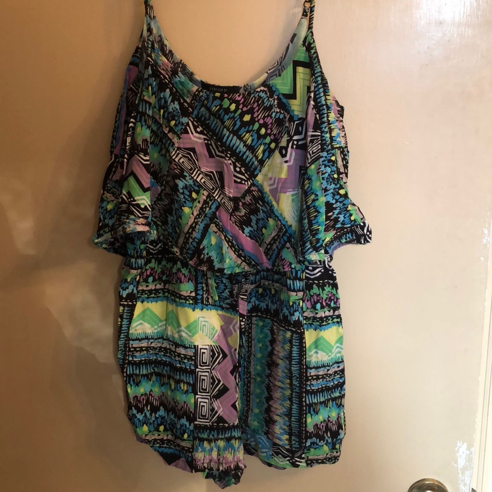 Spaghetti strap romper